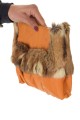 Της μόδας πορτοκάλι γυναικείο τσάντα από φυσική γούνα 56.00 EUR