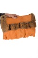 Της μόδας πορτοκάλι γυναικείο τσάντα από φυσική γούνα 56.00 EUR