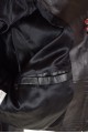Σκούρο βιολετί γυναικείο κοντό μπουφάν από φυσικό δέρμα 22.00 EUR