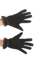 Μαύρα καστόρινα γάντια από φυσικό δέρμα 8.00 EUR
