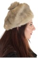 Σύγχρονο γυναικείο καπέλο από φυσική γούνα 16.00 EUR