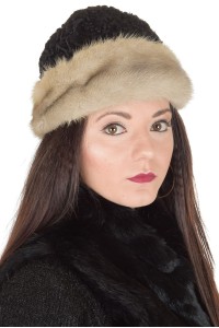 Θαυμάσιο γυναικείο καπέλο από φυσική γούνα