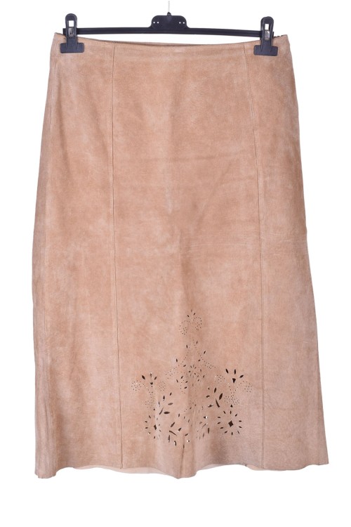 Κομψή γυναικεία καστόρινη φούστα από φυσικό δέρμα 8.00 EUR