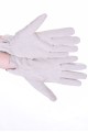Λευκά καστόρινα γάντια από φυσικό δέρμα 10.00 EUR