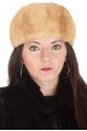 Μπέζ γυναικείο καπέλο από φυσική γούνα 16.00 EUR