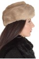 Γκρί γυναικείο καπέλο από βιζόν 16.00 EUR