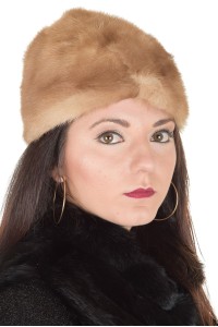 Εξαίσιο γυναικείο καπέλο από φυσική γούνα