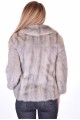 Γκρί γυναικείο παλτό από βιζόν 186.00 EUR