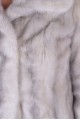 Γκρί γυναικείο παλτό από βιζόν 186.00 EUR