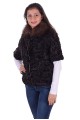 Μαύρο γυναικείο παλτό από αστρακάν 73.00 EUR