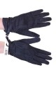 Σκούρα ες μπλε γυναικεία καστόρινα γάντια από φυσικό δέρμα 10.00 EUR