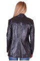 Μαύρο γυναικείο δερμάτινο σακάκι 36.00 EUR