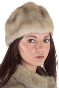 Εξαίσιο γυναικείο καπέλο από φυσική γούνα