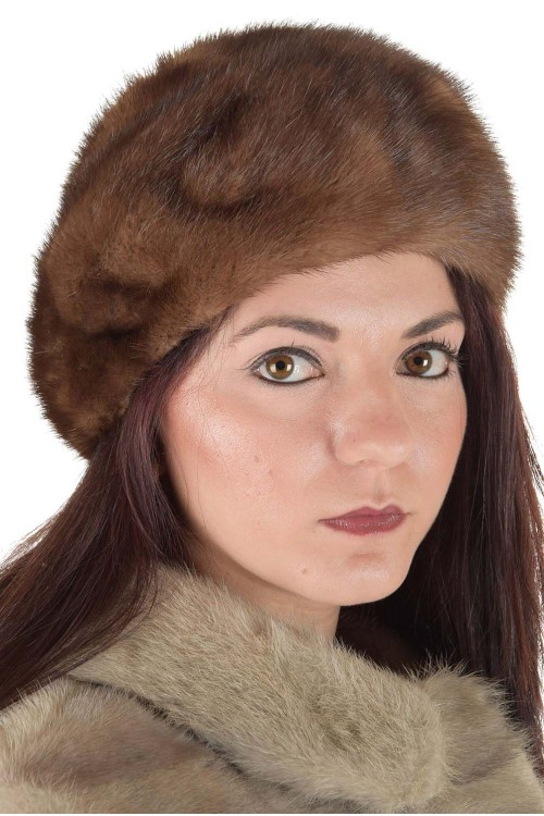 Αριστο γυναικείο καπέλο από φυσική γούνα 16.00 EUR