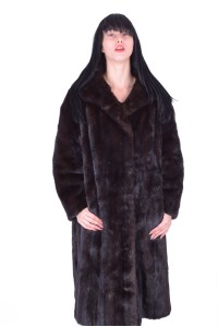 Γυναικείο παλτό γούνας από βιζόν