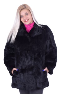 Σκούρο καφέ γυναικείο παλτό